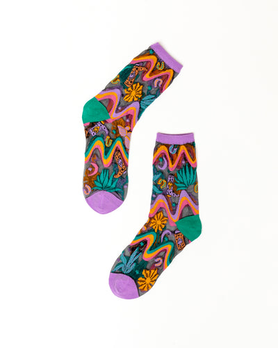 sock candy black sheers sock bundle happy cute style socks